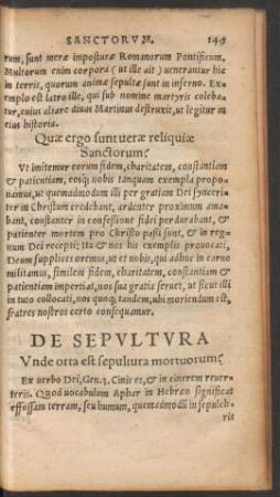 De Sepultura