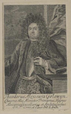 Bildnis des Theodorus Alexiewiz Golowyn
