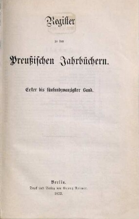 Preußische Jahrbücher. 50,[a]. 1872/82