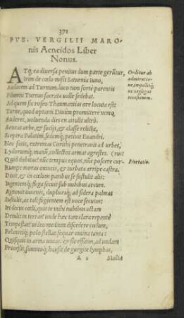 Pub. Vergilii Maronis Aeneidos Liber Nonus.