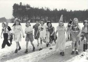 Zampern in Trebendorf : Ort: Trjebin / Trebendorf. Zampern