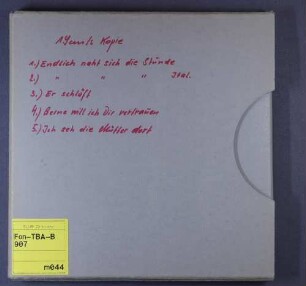 [Elfride Trötschel - Arien und Duette]