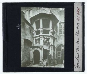 Frankfurt am Main, Römer,Frankfurt am Main, Haus Limburg (zerst. heute Teil d. Römers) : Treppenturm