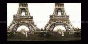 Eiffelturm mit Blick zum Palais du Trocadero, Weltausstellung Paris