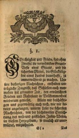 Gesamlete Nachrichten Den gegenwärtigen Zustand des Herzogthums Schlesien betreffend, 21