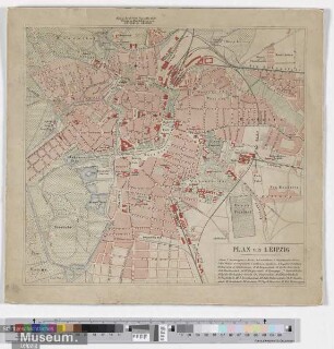 Plan von Leipzig