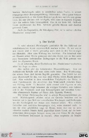 3. Der Verfall