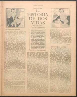 La historia de dos vidas : Cartas de amor