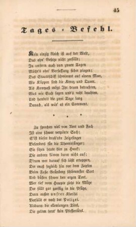 Tages-Befehl