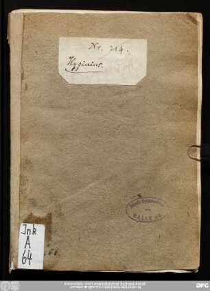Clarissimi viri Hyginii Poeticon Astronomicon. Opvs Vtilissimvm Foeliciter Incipit