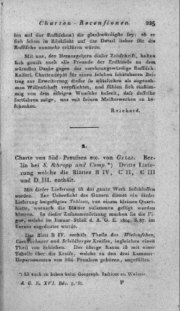 Charte von Süd-Preussen etc. / von Gilly. - Berlin : Schropp und Comp. - 3. Lfg., Bl. B IV, C II, C III u. D III