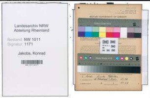 Entnazifizierung Konrad Jakobs , geb. 25.05.1902 (Kohlenhaendler)