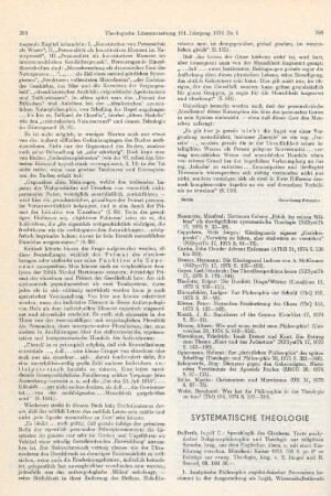 Systematische Theologie