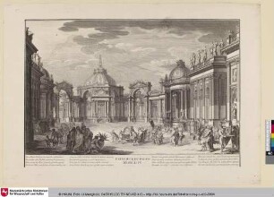 Exterieur du palais d' Apollon [Außenansicht des Palastes von Apollon]