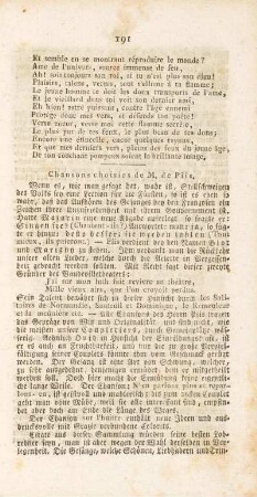 Chansons choisies de M. de Piis