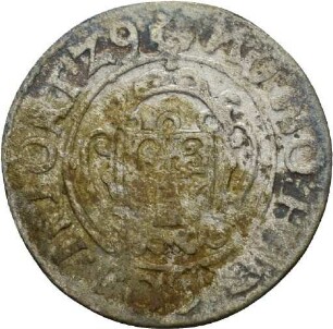 Halbbatzen des Grafen Hugo XVIII. von Montfort, 1629