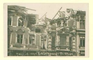 Novemberrevolution: "Haus i.d. Alten Schönhauser Straße."; Schauplatz der Märzkämpfe