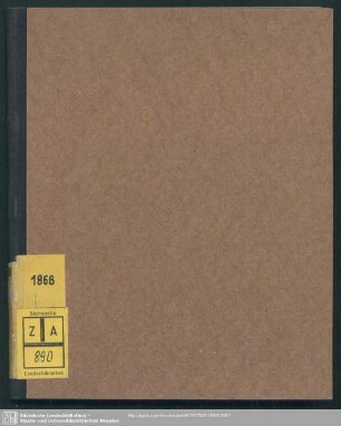 1868: Königlich-Sächsischer Ameisen-Kalender : auf das Jahr ...