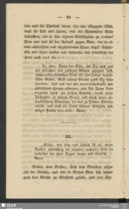 22. Lasset uns in Liebe verbunden sein