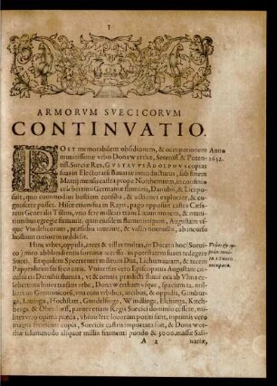 Armorvm Svecicorvm Continvatio.