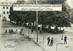 Kriegsgefangenenlager für Offiziere in der Mainzer Zitadelle