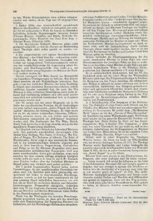 839-840 [Rezension] Gritsch, Eric W., Reformer without a church