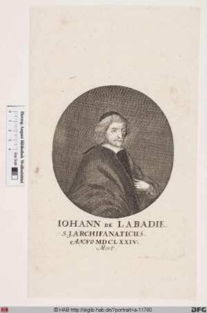 Bildnis Jean de Labadie