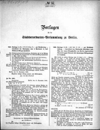 No. 57 (825-835), 6. Dezember 1890