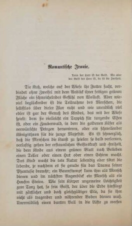 Romantische Ironie
