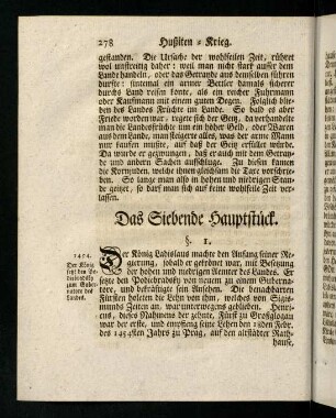 278-320, Das Siebende Hauptstueck