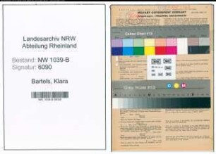 Entnazifizierung Klara Bartels , geb. 07.02.1892 (Lehrerin)