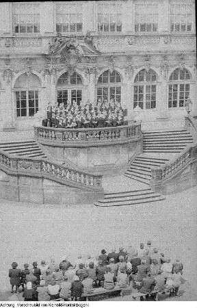 Dresden, Zwinger. Serenade, Juni 1953