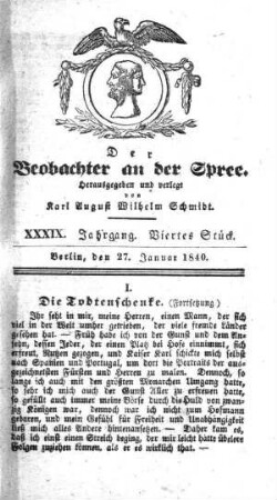 4. Stueck, 27. Januar 1840