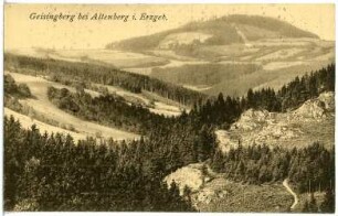 Geising. Geisingberg bei Altenberg