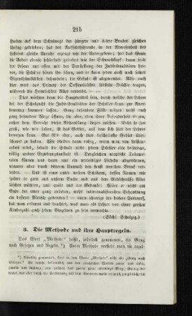 ¬Die¬ Methode und ihre Hauptregeln