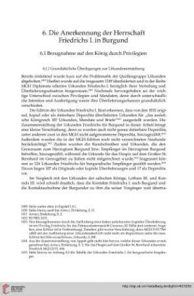 6.1 Bezugnahme auf den König durch Privilegien