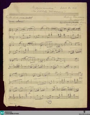 2 Keyboard pieces - Mus. Hs. 1319 : pf