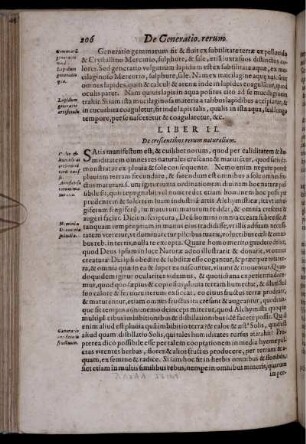 Liber II. De crescentibus rerum naturalium