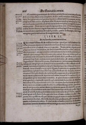 Liber II. De crescentibus rerum naturalium