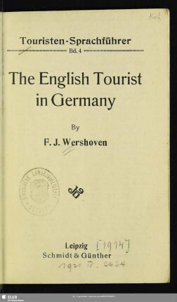 The English Tourist in Germany