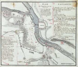WHK 31 Krieg mit Frankreich 1792-1805: Plan der Stellungen bei Mainz am 29. März 1793