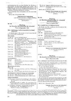 Mitteilung des Deutschen Zentralinstituts für Lehrmittel : 72/61 Vom 13. September 1961 ; [Mitteilungen]