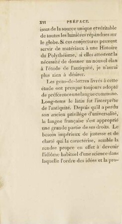 [Préface. De la Première Édition] (unvollständig)
