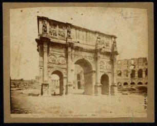Konstantinsbogen (Arco di Constantino), Rom: Ansicht