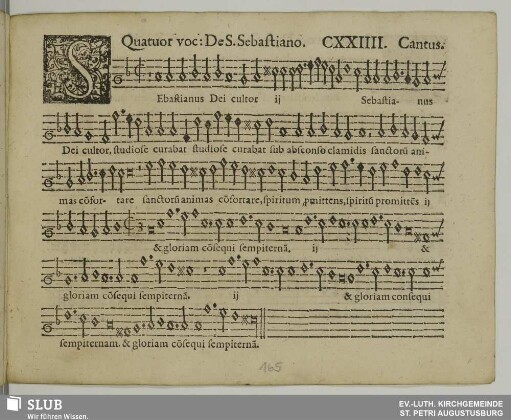 CXXIIII. Sebastianus Dei cultor