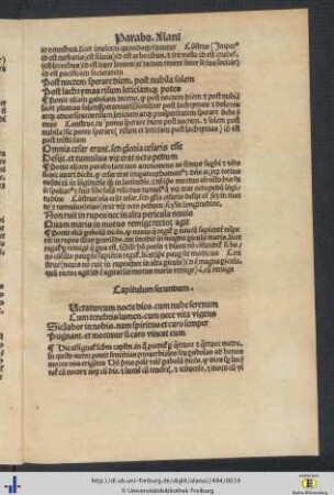 Capitulum secundum.
