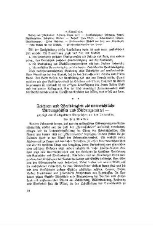 Zeichnen und Werktätigkeit als unterrichtliche Bildungshilfen und Bildungsmittel : gezeigt am Sachgebiet: Seezeichen an der Unterelbe