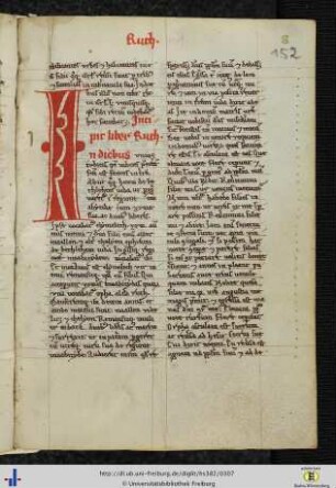 [152r - 154v] Liber Ruth.