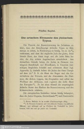 Fünftes Kapitel. Die arischen Elemente des jüdischen Typus