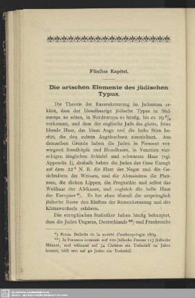 Fünftes Kapitel. Die arischen Elemente des jüdischen Typus